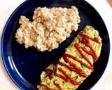 残り物セロリ葉のオムレツ作り方9写真