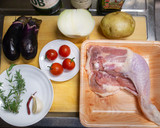 骨付き鶏もも肉と野菜のハーブ焼き作り方1写真