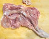 骨付き鶏もも肉と野菜のハーブ焼き作り方3写真