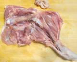 骨付き鶏もも肉と野菜のハーブ焼き作り方3写真
