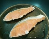旨っ❤️鮭のトマトドレッシング作り方1写真
