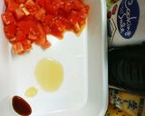 旨っ❤️鮭のトマトドレッシング作り方4写真