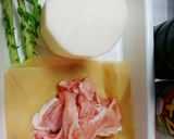 旨っ❤️大根と豚肉のキムチだれ炒め作り方1写真