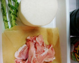 旨っ❤️大根と豚肉のキムチだれ炒め作り方1写真