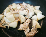旨っ❤️大根と豚肉のキムチだれ炒め作り方6写真