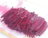下茹でなしでビーツのきんぴら作り方1写真