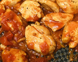 鶏むね肉のトマト缶＆ケチャップ炒め作り方3写真