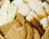 トロトロとろけ餅と練り物のお鍋作り方3写真