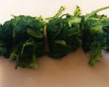 春菊のごま和えと茎の汐昆布和え作り方4写真
