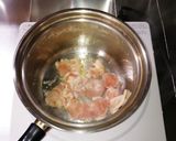 鶏肉とほうれん草のミルクスープ作り方2写真