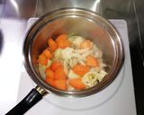 鶏肉とほうれん草のミルクスープ作り方5写真