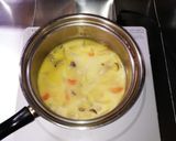 鶏肉とほうれん草のミルクスープ作り方9写真