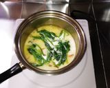 鶏肉とほうれん草のミルクスープ作り方10写真