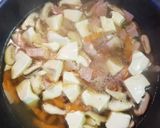 ほうれん草ベーコン豆腐のとろとろ♡副菜作り方2写真