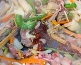 牛小間とれんこんの“韓国万能味噌”炒め。作り方4写真