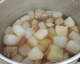 ダイコンと豚肩ロースブロック煮作り方5写真