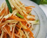 青パパイヤ ソムタム×梅醤野菜スープ作り方2写真