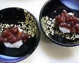 レンジで簡単お節！おしるこ作り方1写真