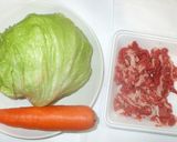牛肉しぐれ煮サラダ♪簡単作り方1写真