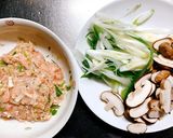 香り高い♪ゆずとみつ葉♡冬の鶏団子スープ作り方2写真