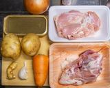鶏ガラスープで作るチキンカレー作り方1写真