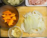 鶏ガラスープで作るチキンカレー作り方2写真
