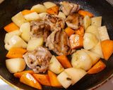 鶏ガラスープで作るチキンカレー作り方11写真