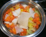 野菜のうま味たっぷり　すいとん汁作り方6写真