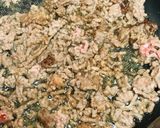ネギたっぷりの●赤味噌の肉味噌焼きうどん作り方2写真