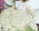 リカちゃん♡カリフラワーと柿のなます風ꕤ作り方1写真