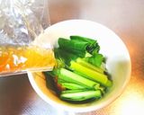 ３分で完成！小松菜と油揚げの煮浸し風作り方3写真