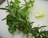 爽やかハーブの夏野菜トマトスープ作り方1写真