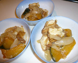 かぼちゃと厚揚げの味噌煮作り方7写真