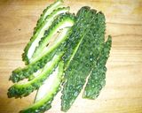 ゴーヤのスモークサーモン巻き天ぷら作り方1写真