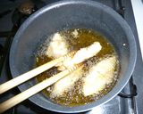 ゴーヤのスモークサーモン巻き天ぷら作り方4写真