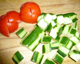 鯵と夏野菜のおろし和え作り方2写真