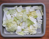 簡単！白菜とベーコンのペペロン風炒め作り方1写真