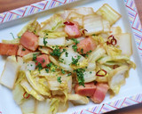 簡単！白菜とベーコンのペペロン風炒め作り方5写真