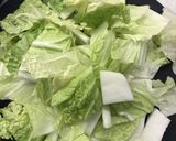 プリプリ豚バラの白菜味噌汁作り方2写真