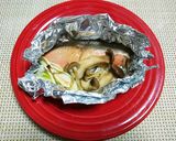 フライパン使用♫鮭のバター醤油ホイル焼き作り方5写真