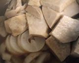お節♪昆布巻きの煮汁で煮物★ゼロ活力なべ作り方5写真