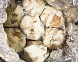 フライパンで本格焼売のホイル蒸し作り方1写真