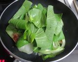おさかなバーグと青梗菜の炒め物作り方15写真