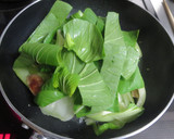 おさかなバーグと青梗菜の炒め物作り方15写真