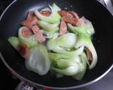 おさかなバーグと青梗菜の炒め物作り方14写真