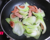 おさかなバーグと青梗菜の炒め物作り方13写真