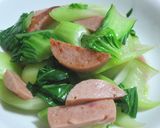 おさかなバーグと青梗菜の炒め物作り方18写真