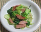 おさかなバーグと青梗菜の炒め物作り方17写真