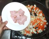 喉の乾燥に♪豆乳クラムチャウダー♪簡単作り方9写真