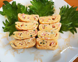 紅しょうがとネギの卵焼き作り方3写真